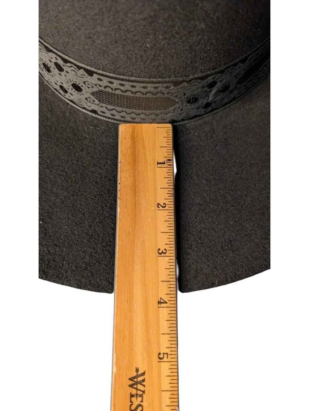 Lack of Color The Sierra Black Australian Wool Boater Hat western boho Medium